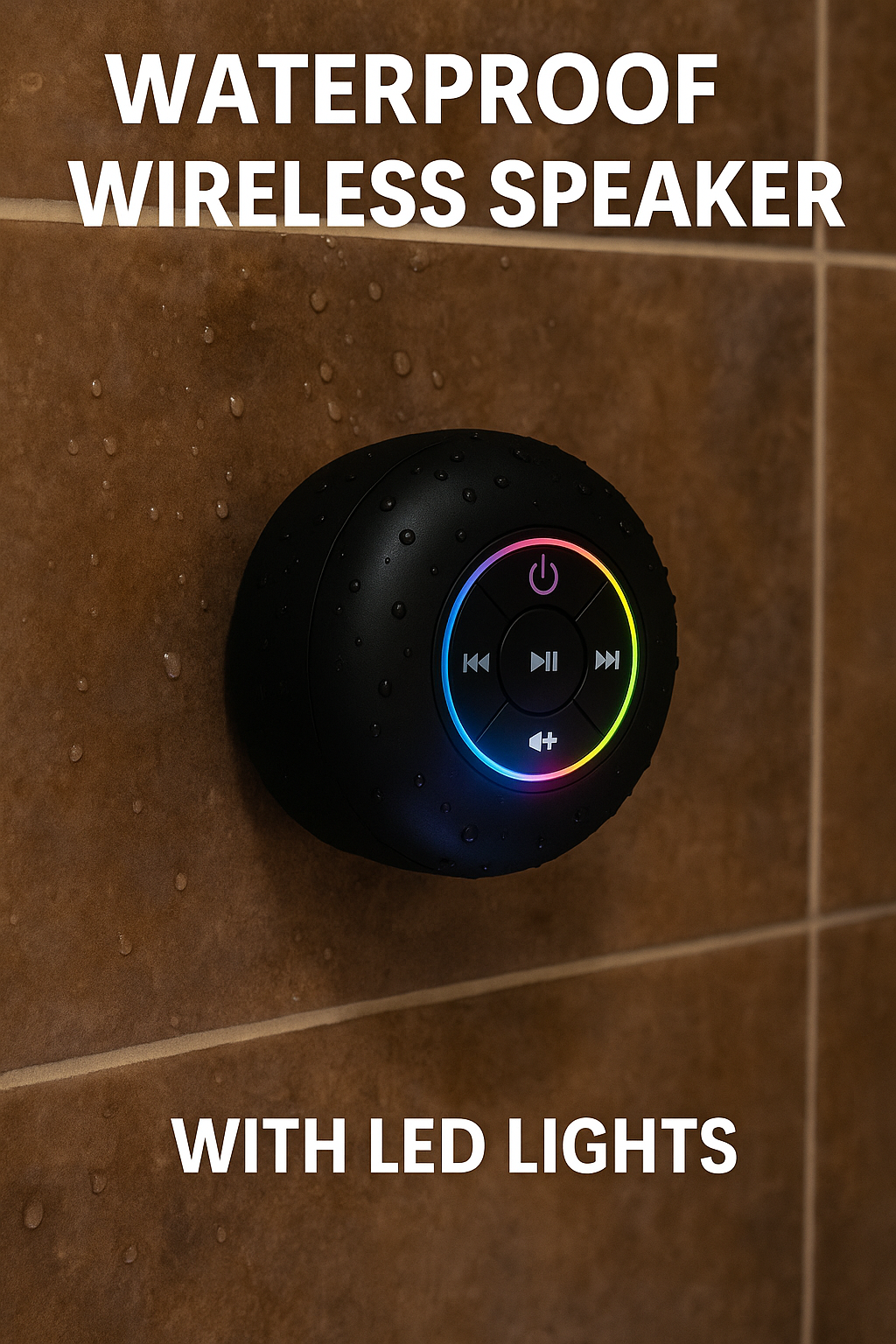 Waterproof LED Bluetooth Speaker