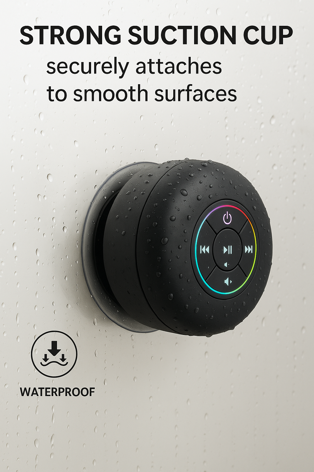 Waterproof LED Bluetooth Speaker