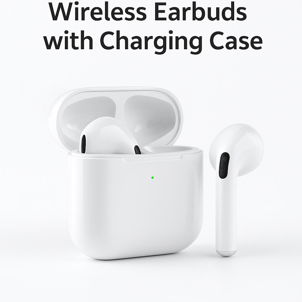 Wireless Earbuds with Charging Case
