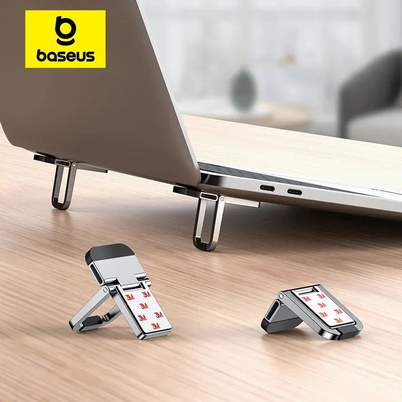 Baseus Foldable Laptop Stand – Portable, Adjustable Riser Cooling Bracket for Laptops and Tablets