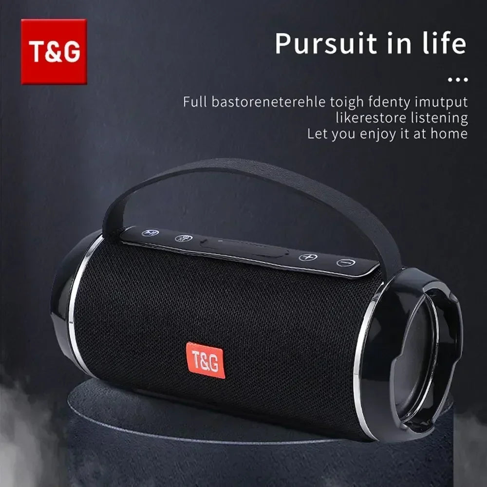 T&G Bluetooth Speaker TG116 TWS Wireless Portable Outdoor Speaker - Waterproof with 3D Stereo Sound and Subwoofer