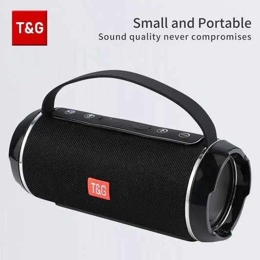 T&G Bluetooth Speaker TG116 TWS Wireless Portable Outdoor Speaker - Waterproof with 3D Stereo Sound and Subwoofer