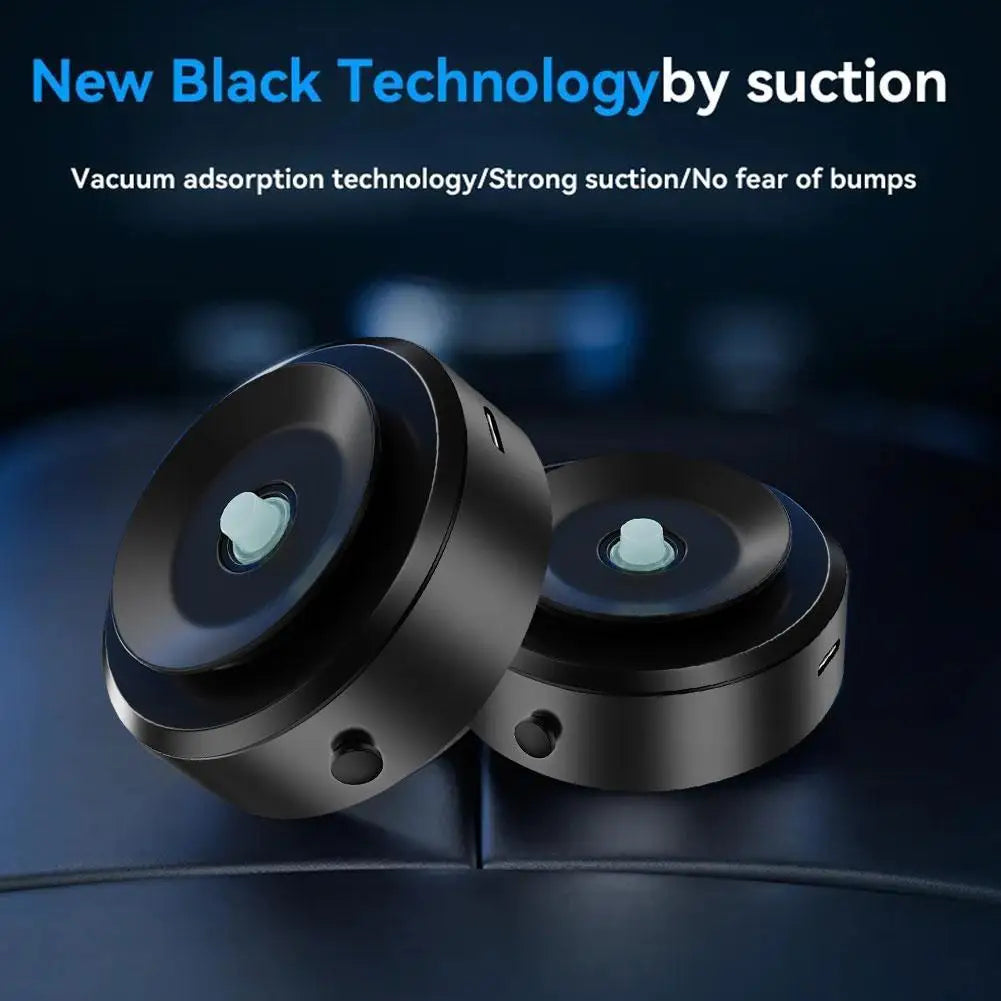 Vacuum Adsorption Magnetic Car Phone Holder – Double-Sided Suction Mount for Dashboard or Windshield