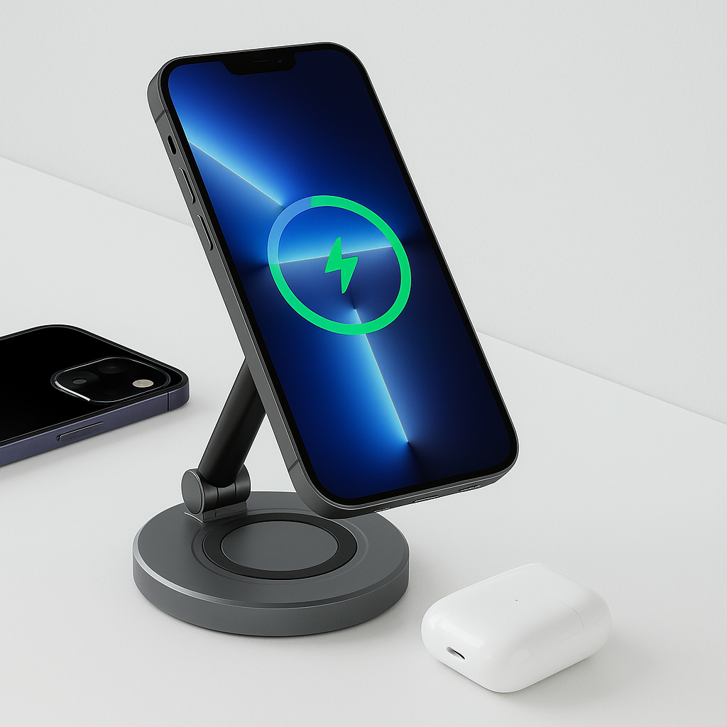 2-in-1 Magnetic Charging Stand